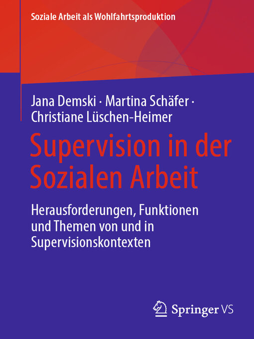 Cover image for Supervision in der Sozialen Arbeit